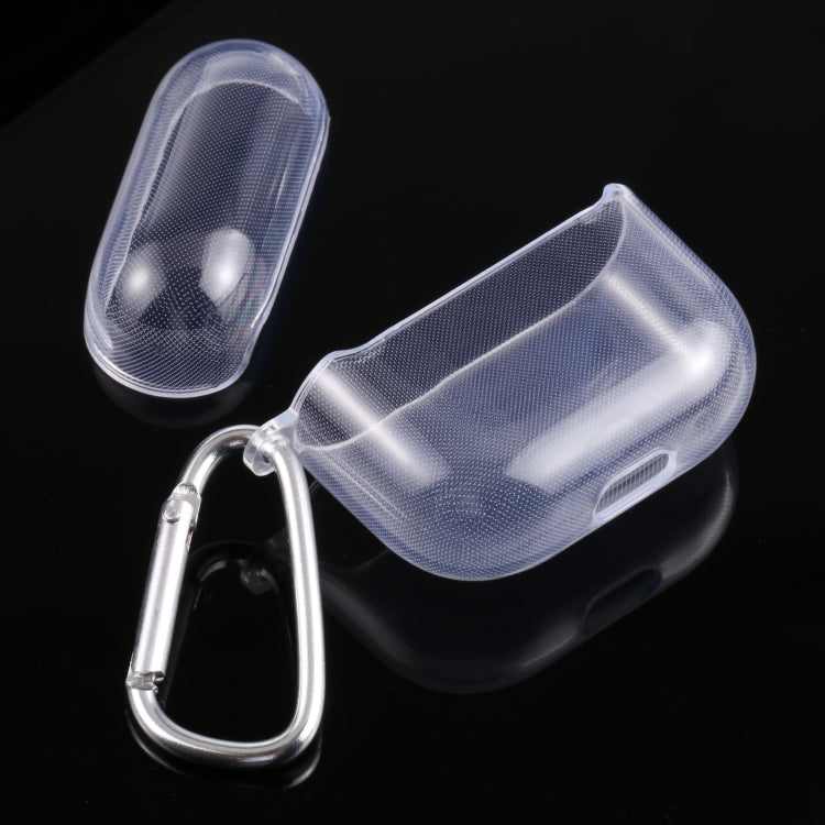 Split Transparent TPU Earphone Protective Case with Hook For AirPods 3