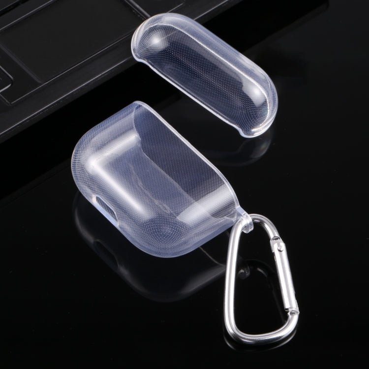 Split Transparent TPU Earphone Protective Case with Hook For AirPods 3