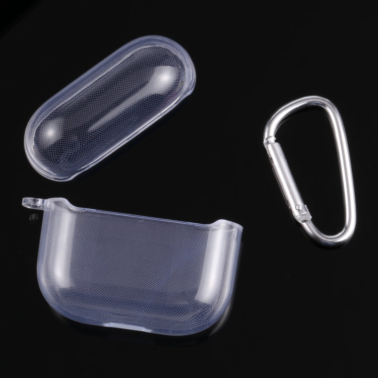 Split Transparent TPU Earphone Protective Case with Hook For AirPods 3