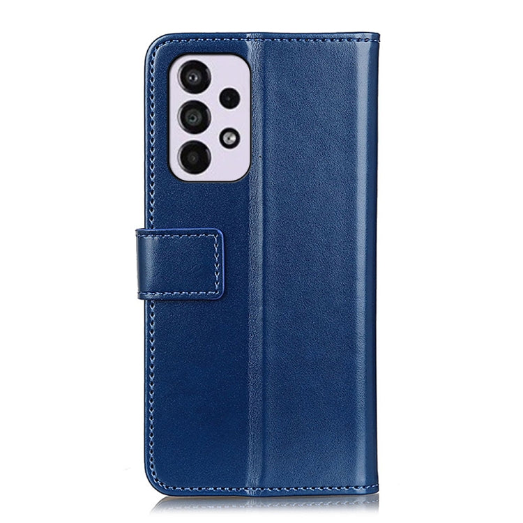 For Samsung Galaxy A33 5G 3-Color Pearl Texture Magnetic Buckle Leather Phone Case