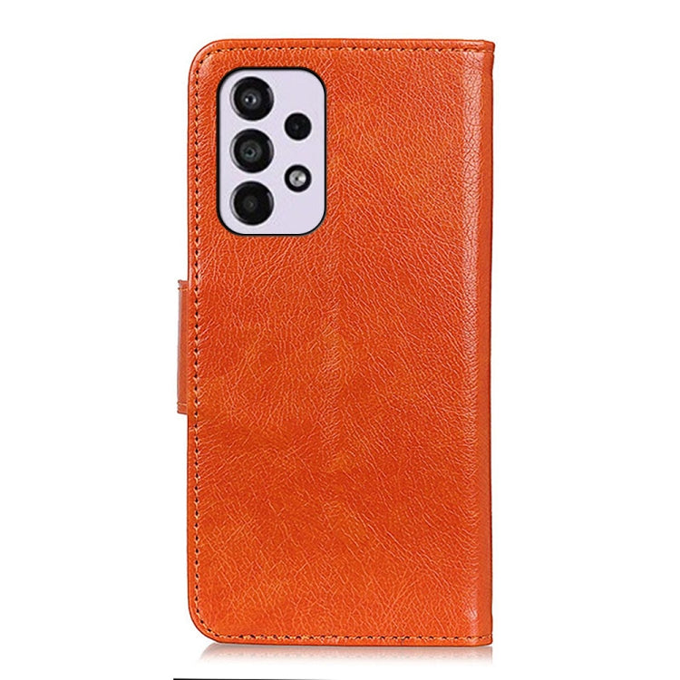 For Samsung Galaxy A33 5G Nappa Texture Horizontal Flip Leather Phone Case