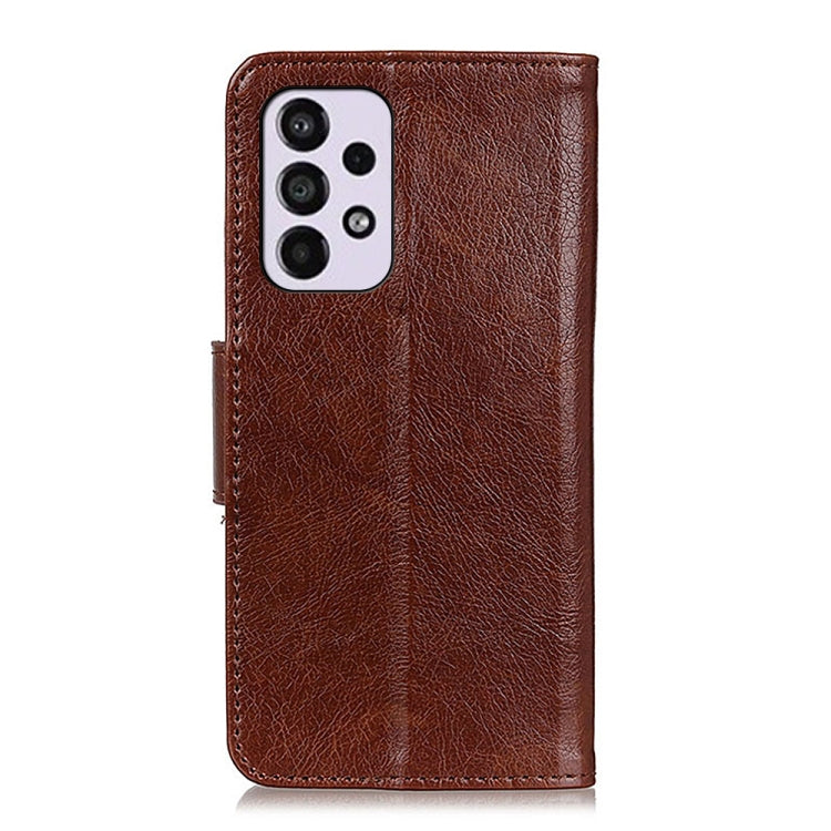 For Samsung Galaxy A33 5G Nappa Texture Horizontal Flip Leather Phone Case