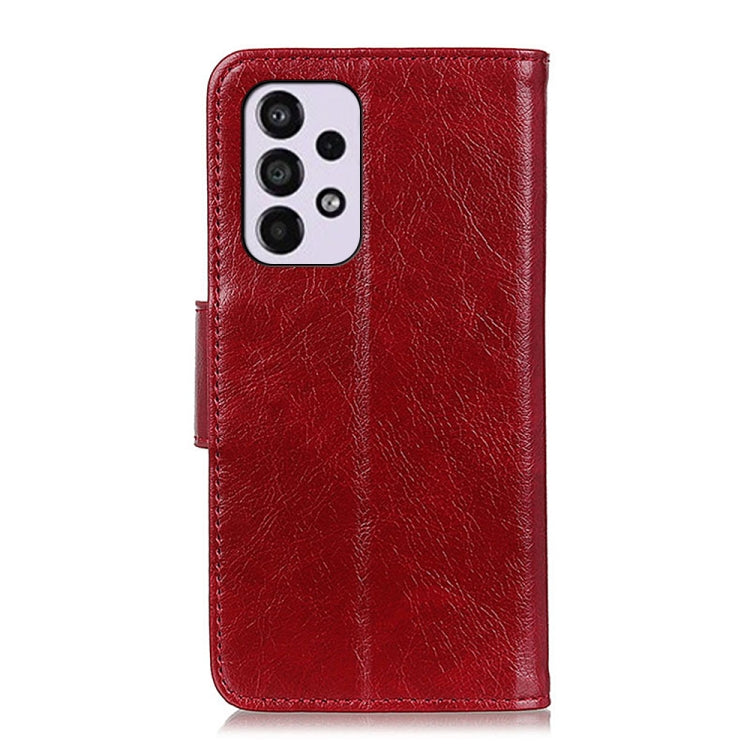 For Samsung Galaxy A33 5G Nappa Texture Horizontal Flip Leather Phone Case