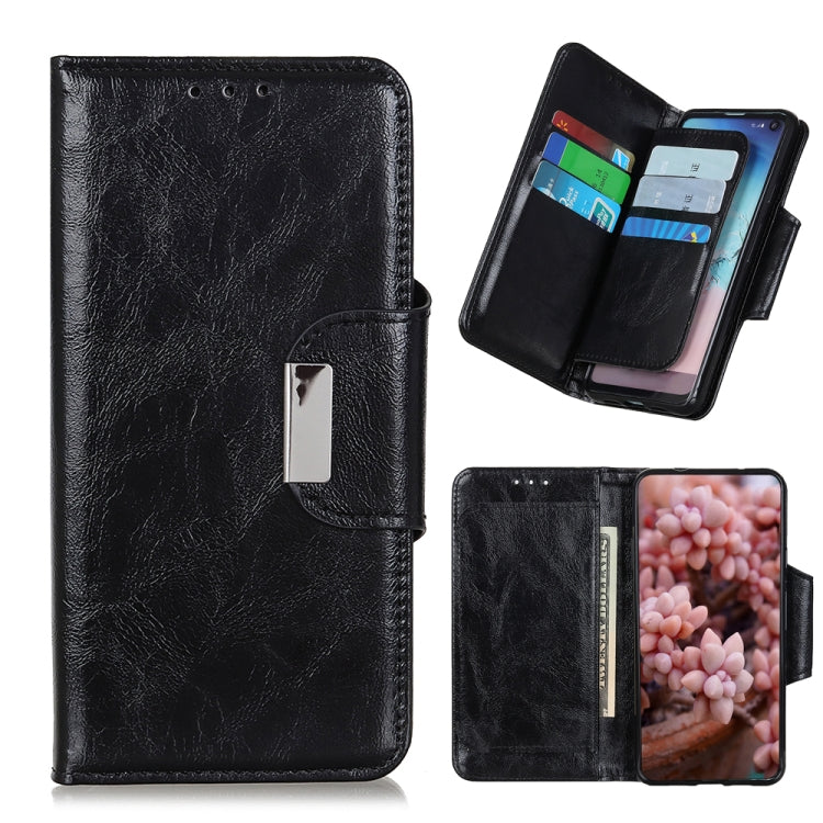 For Samsung Galaxy A33 5G Crazy Horse Texture Magnetic Buckle Leather Phone Case
