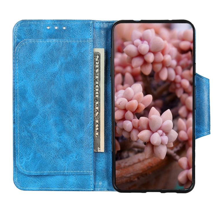 For Samsung Galaxy A33 5G Crazy Horse Texture Magnetic Buckle Leather Phone Case