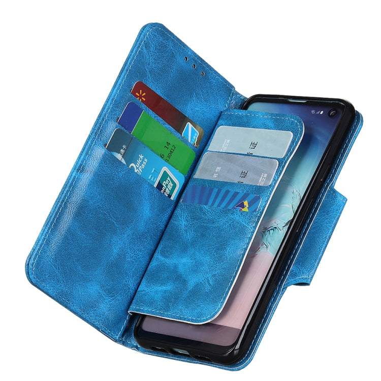 For Samsung Galaxy A33 5G Crazy Horse Texture Magnetic Buckle Leather Phone Case