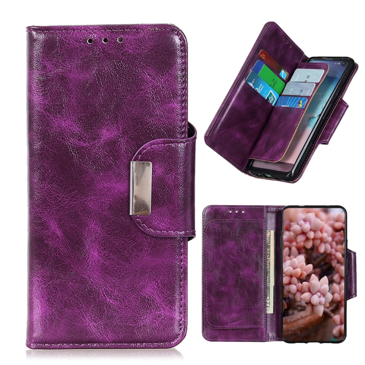 For Samsung Galaxy A33 5G Crazy Horse Texture Magnetic Buckle Leather Phone Case