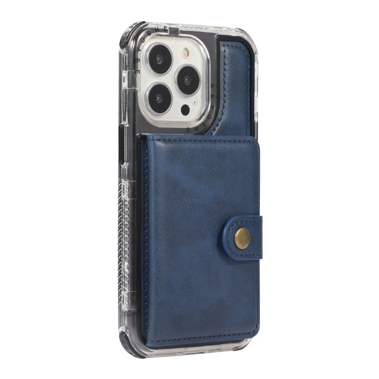 For iPhone 13 mini Wallet Card Shockproof Phone Case