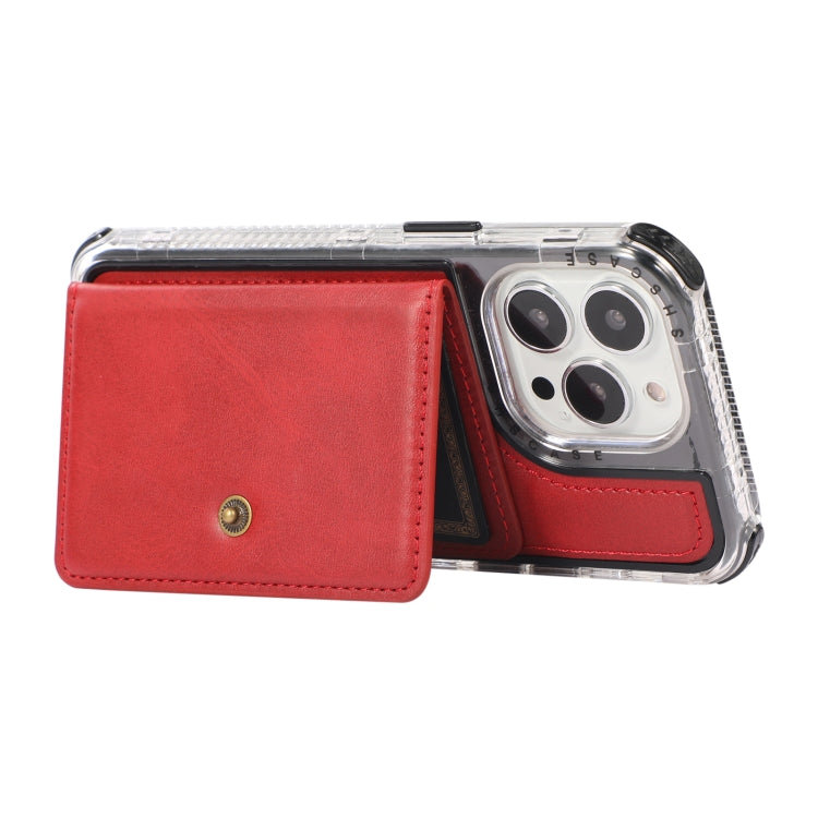 For iPhone 13 mini Wallet Card Shockproof Phone Case