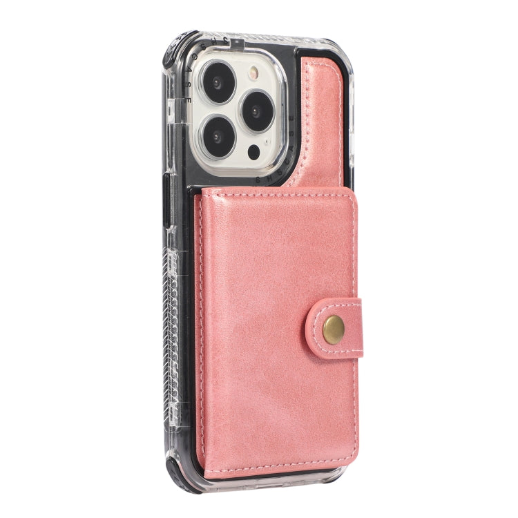 For iPhone 13 mini Wallet Card Shockproof Phone Case