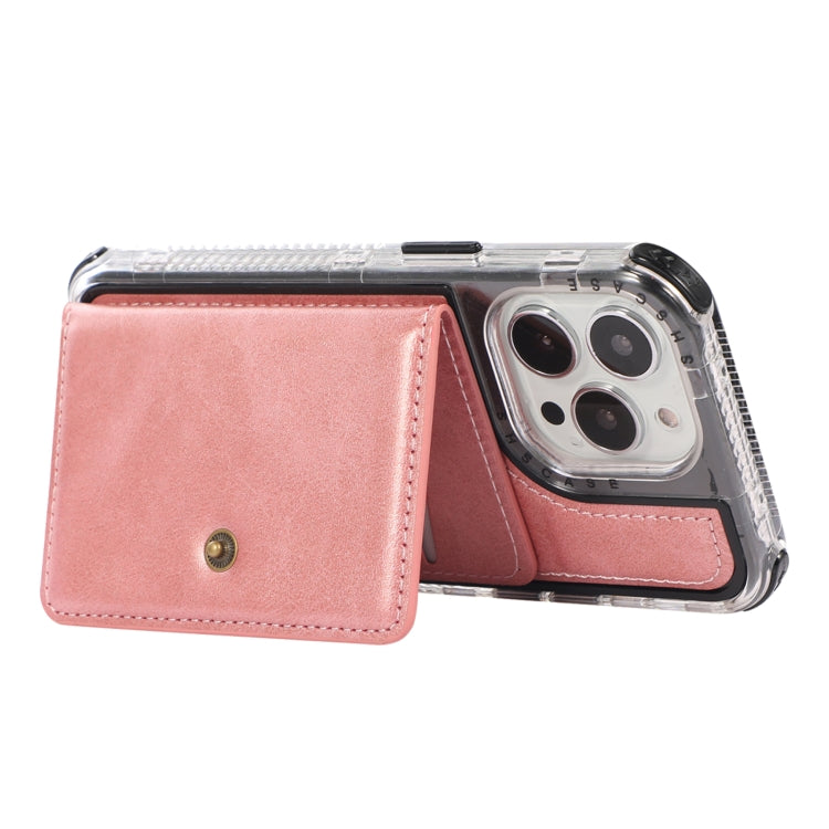 For iPhone 13 mini Wallet Card Shockproof Phone Case