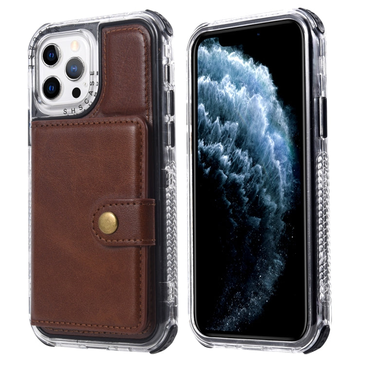 For iPhone 13 Pro Max Wallet Card Shockproof Phone Case