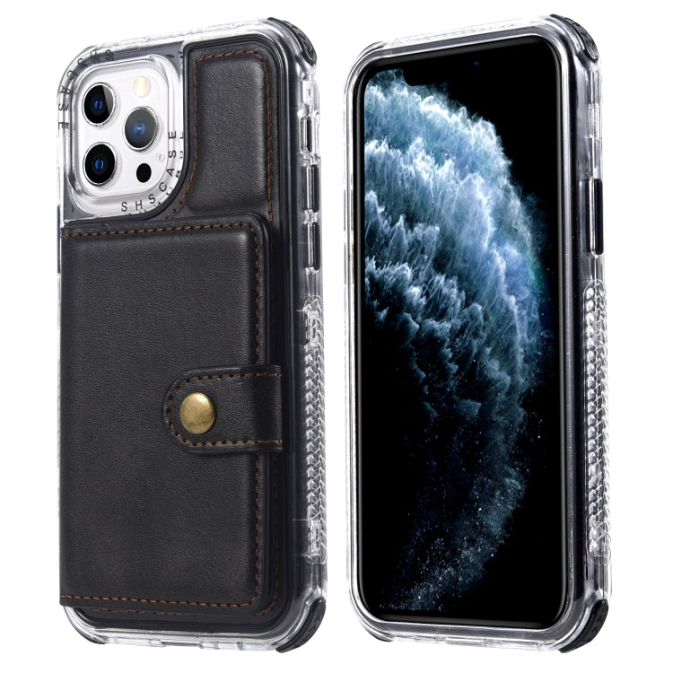 For iPhone 12 Pro Max Wallet Card Shockproof Phone Case