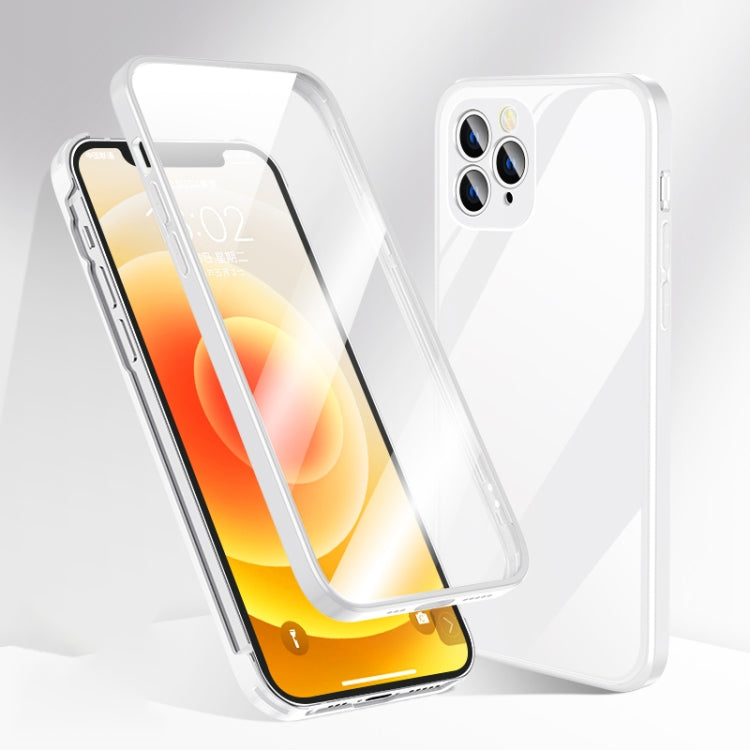 For iPhone 13 Pro 360 Full Coverage Glass Phone Case