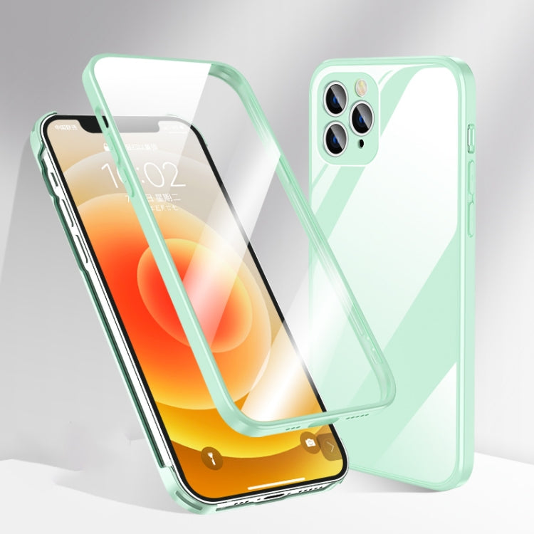 For iPhone 13 Pro Max 360 Full Coverage Glass Phone Case