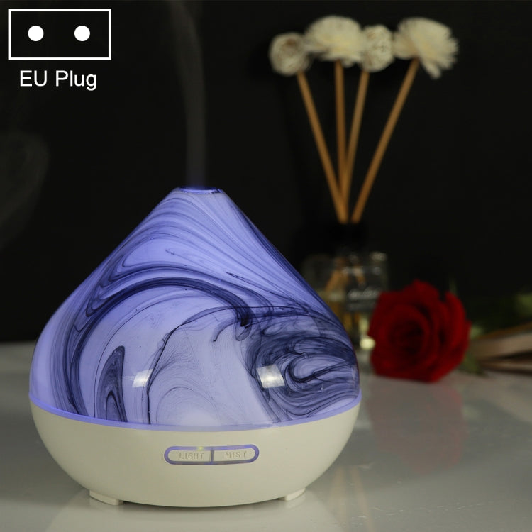 400ml Volcano Shape Humidifier Glass Aromatherapy Machine Automatic Alcohol Sprayer, Plug Specification:EU Plug