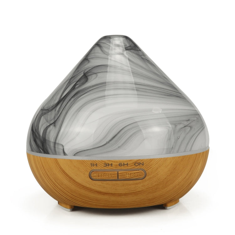 400ml Volcano Shape Humidifier Glass Aromatherapy Machine Automatic Alcohol Sprayer, Plug Specification:UK Plug
