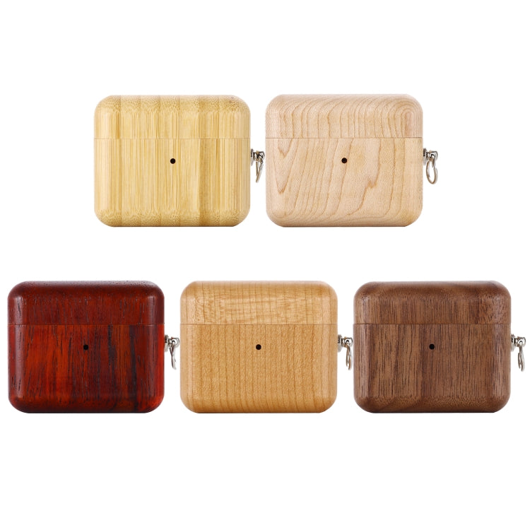 Solid Wood Earphone Protective Case For AirPods 3