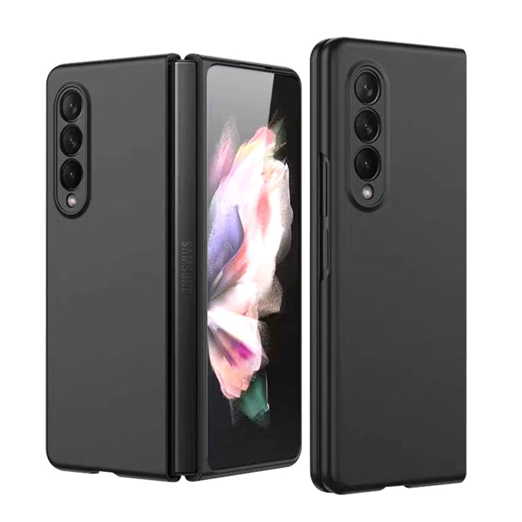 For Samsung Galaxy Z Fold3 5G Oil-sprayed Bare Metal Feel Ultra-thin Folding Phone Case