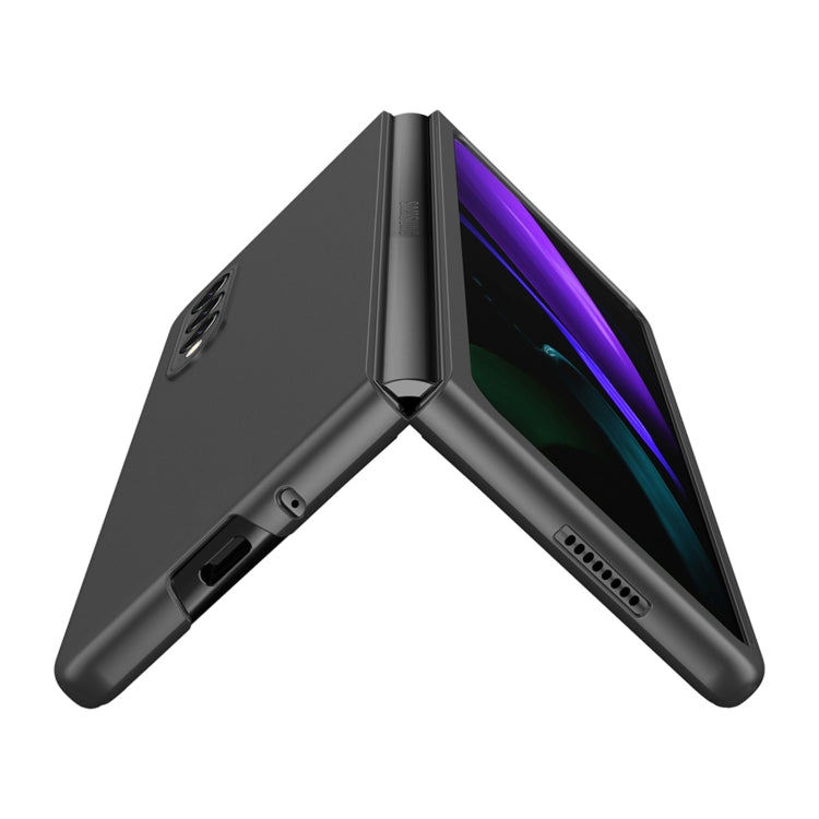 For Samsung Galaxy Z Fold3 5G Oil-sprayed Bare Metal Feel Ultra-thin Folding Phone Case