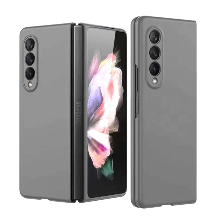 For Samsung Galaxy Z Fold3 5G Oil-sprayed Bare Metal Feel Ultra-thin Folding Phone Case