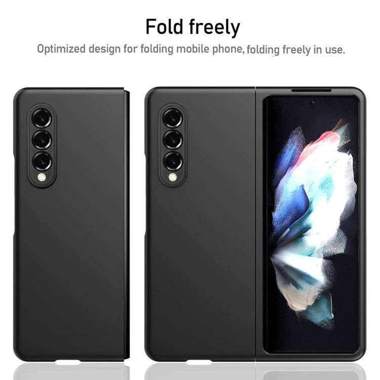 For Samsung Galaxy Z Fold3 5G Oil-sprayed Bare Metal Feel Ultra-thin Folding Phone Case