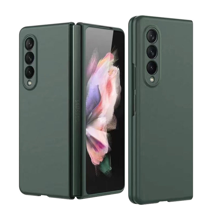 For Samsung Galaxy Z Fold3 5G Oil-sprayed Bare Metal Feel Ultra-thin Folding Phone Case