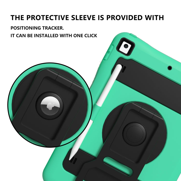 Silicone + PC Tablet Case with Lanyard & Pen slot & Holder For iPad 10.2 2021 / 2020 / 2019 & Air 3 / iPad Pro 10.5