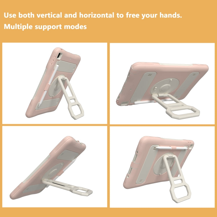 Silicone + PC Tablet Case with Lanyard & Pen slot & Holder For iPad 10.2 2021 / 2020 / 2019 & Air 3 / iPad Pro 10.5