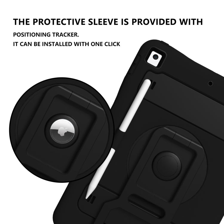 Silicone + PC Tablet Case with Lanyard & Pen slot & Holder For iPad 10.2 2021 / 2020 / 2019 & Air 3 / iPad Pro 10.5