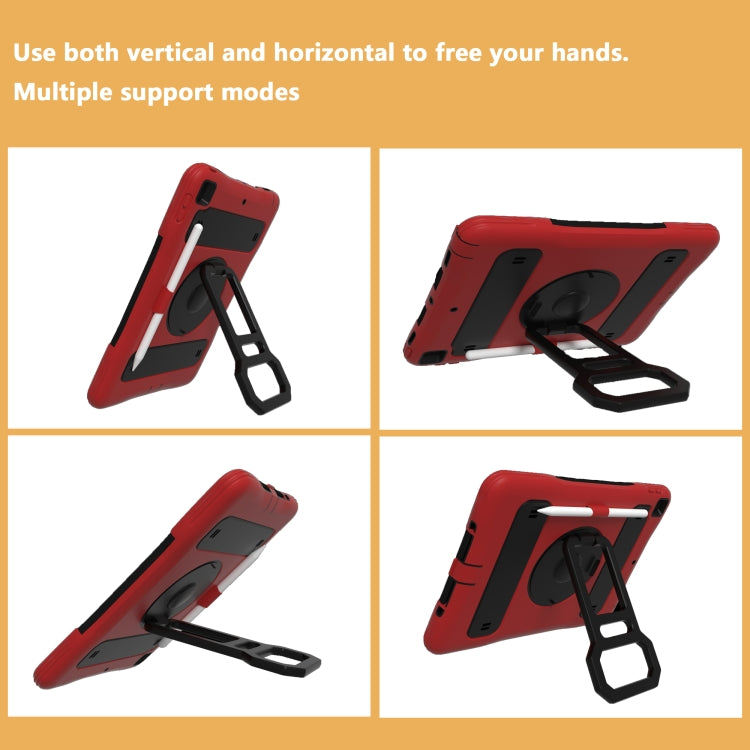 Silicone + PC Tablet Case with Lanyard & Pen slot & Holder For iPad 10.2 2021 / 2020 / 2019 & Air 3 / iPad Pro 10.5