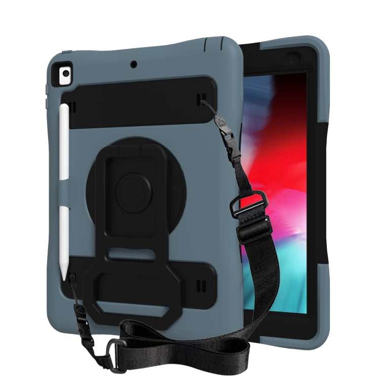 Silicone + PC Tablet Case with Lanyard & Pen slot & Holder For iPad 10.2 2021 / 2020 / 2019 & Air 3 / iPad Pro 10.5