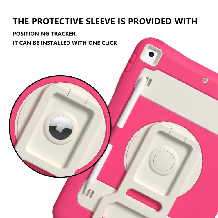 Silicone + PC Tablet Case with Lanyard & Pen slot & Holder For iPad 10.2 2021 / 2020 / 2019 & Air 3 / iPad Pro 10.5