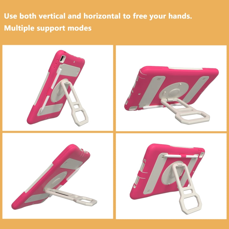 Silicone + PC Tablet Case with Lanyard & Pen slot & Holder For iPad 10.2 2021 / 2020 / 2019 & Air 3 / iPad Pro 10.5