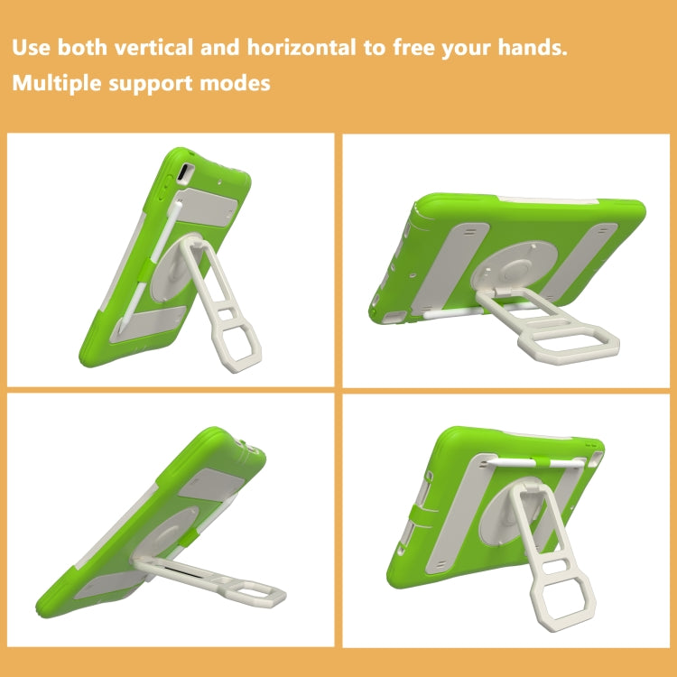 Silicone + PC Tablet Case with Lanyard & Pen slot & Holder For iPad 10.2 2021 / 2020 / 2019 & Air 3 / iPad Pro 10.5