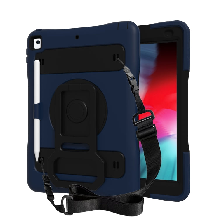 Silicone + PC Tablet Case with Lanyard & Pen slot & Holder For iPad 10.2 2021 / 2020 / 2019 & Air 3 / iPad Pro 10.5