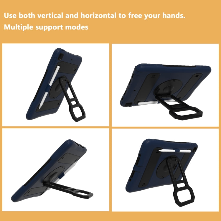 Silicone + PC Tablet Case with Lanyard & Pen slot & Holder For iPad 10.2 2021 / 2020 / 2019 & Air 3 / iPad Pro 10.5
