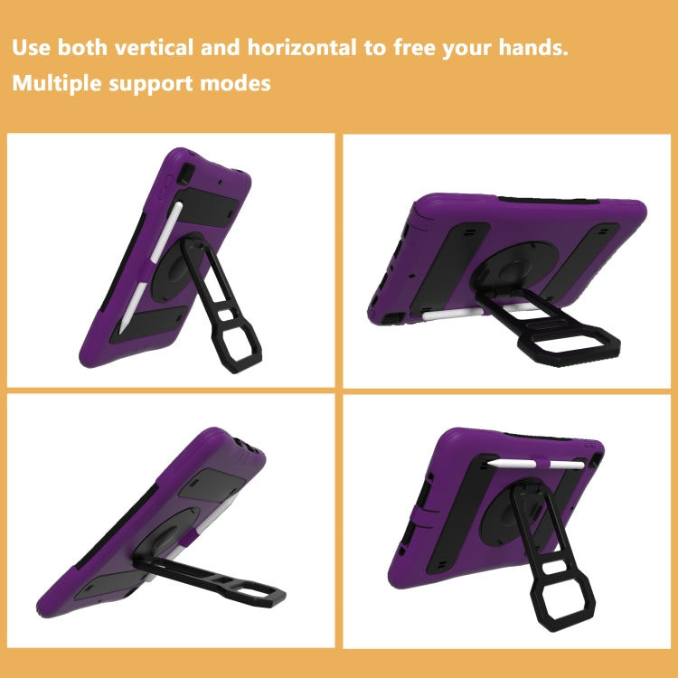 Silicone + PC Tablet Case with Lanyard & Pen slot & Holder For iPad 10.2 2021 / 2020 / 2019 & Air 3 / iPad Pro 10.5