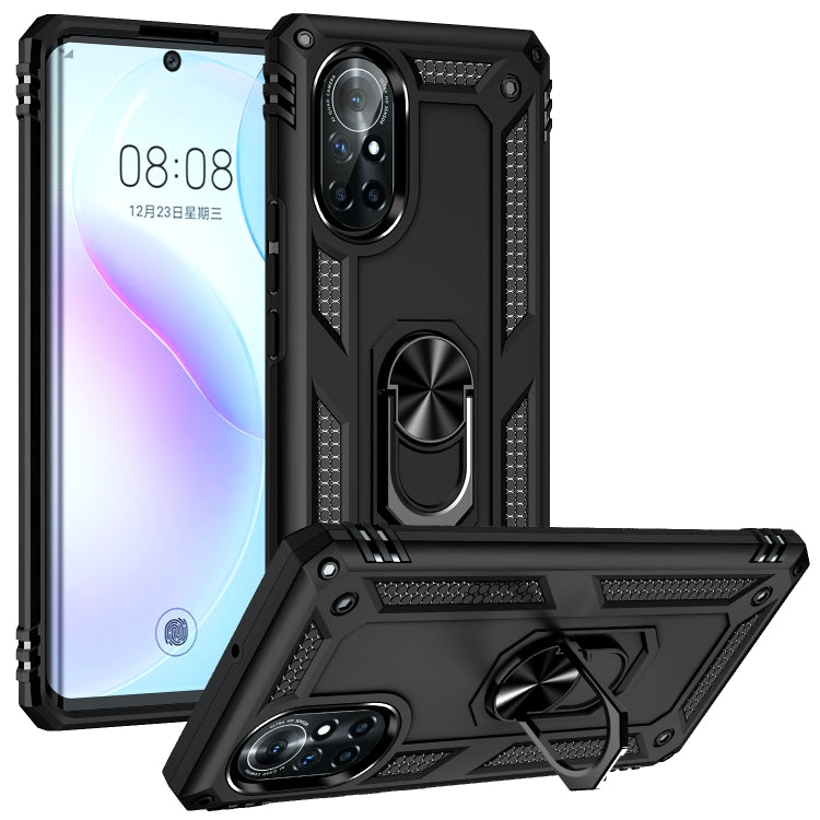 For Huawei nova 8 Shockproof TPU + PC Phone Case with 360 Degree Rotating Holder