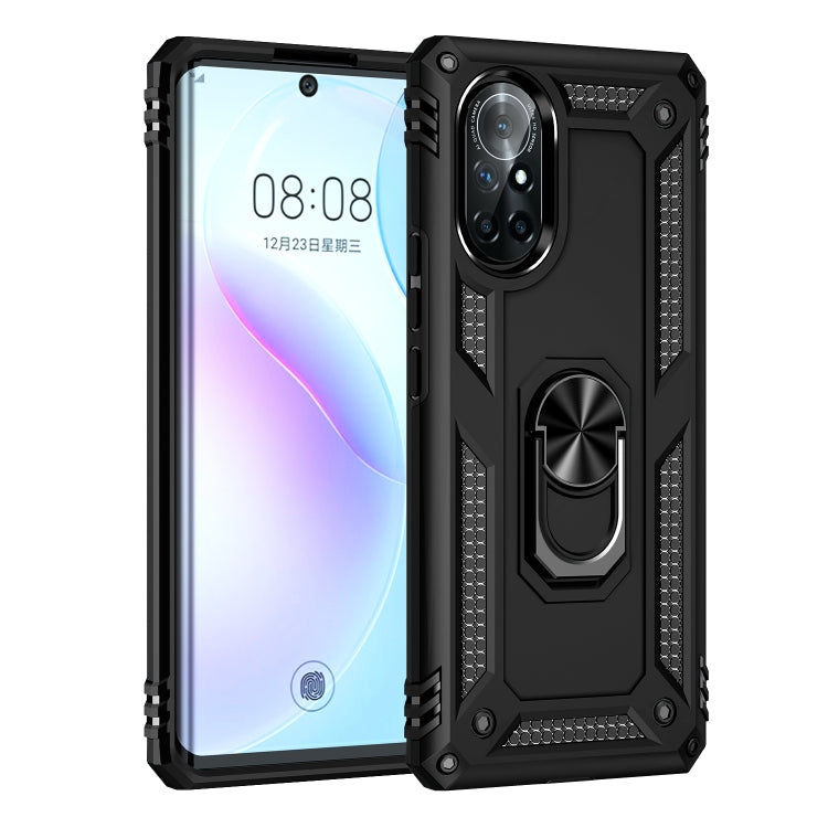 For Huawei nova 8 Shockproof TPU + PC Phone Case with 360 Degree Rotating Holder