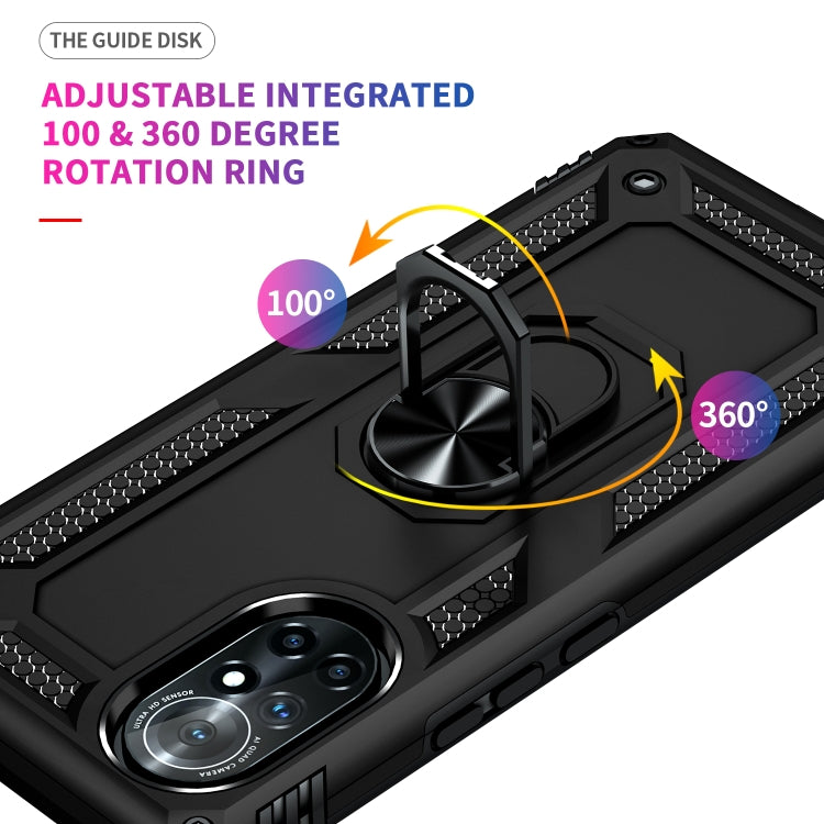 For Huawei nova 8 Shockproof TPU + PC Phone Case with 360 Degree Rotating Holder