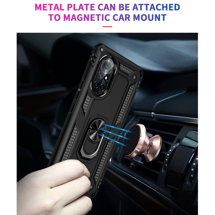 For Huawei nova 8 Shockproof TPU + PC Phone Case with 360 Degree Rotating Holder