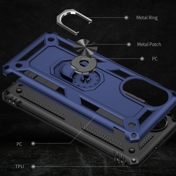 For Huawei nova 8 Shockproof TPU + PC Phone Case with 360 Degree Rotating Holder