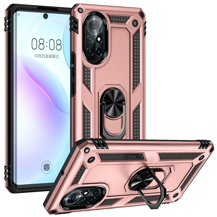 For Huawei nova 8 Shockproof TPU + PC Phone Case with 360 Degree Rotating Holder