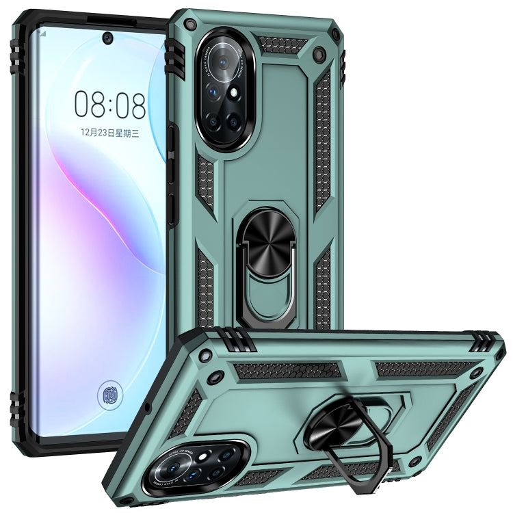 For Huawei nova 8 Shockproof TPU + PC Phone Case with 360 Degree Rotating Holder