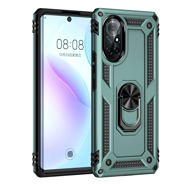 For Huawei nova 8 Shockproof TPU + PC Phone Case with 360 Degree Rotating Holder
