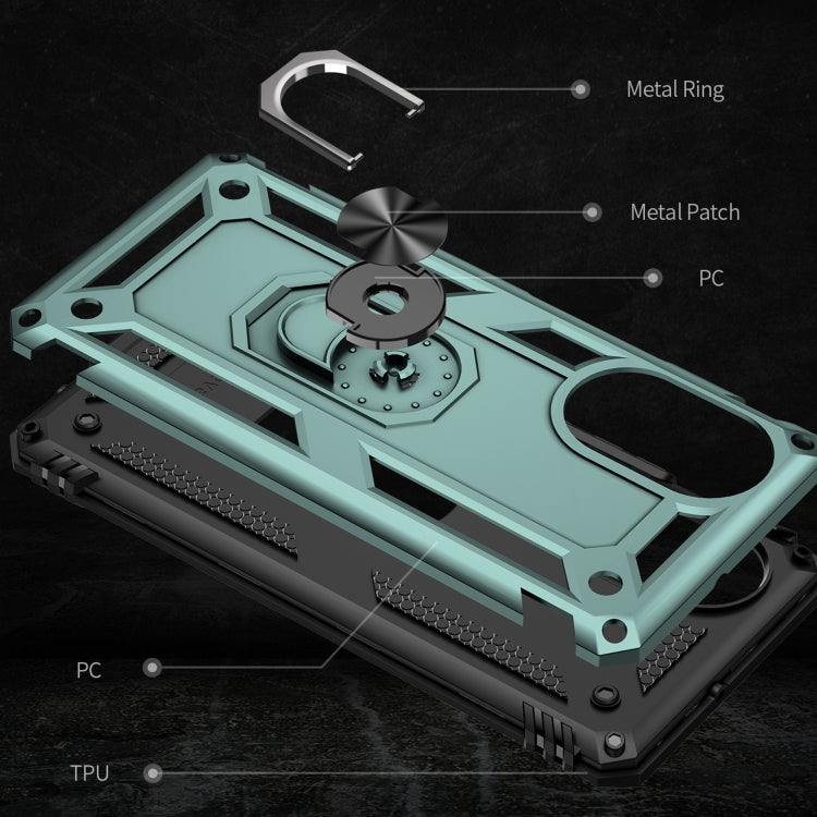 For Huawei nova 8 Shockproof TPU + PC Phone Case with 360 Degree Rotating Holder