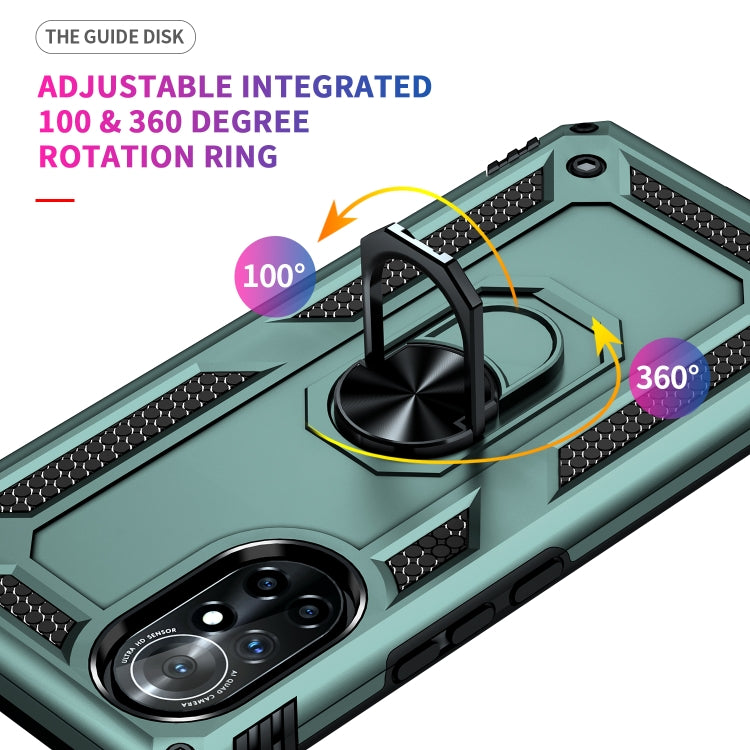For Huawei nova 8 Shockproof TPU + PC Phone Case with 360 Degree Rotating Holder