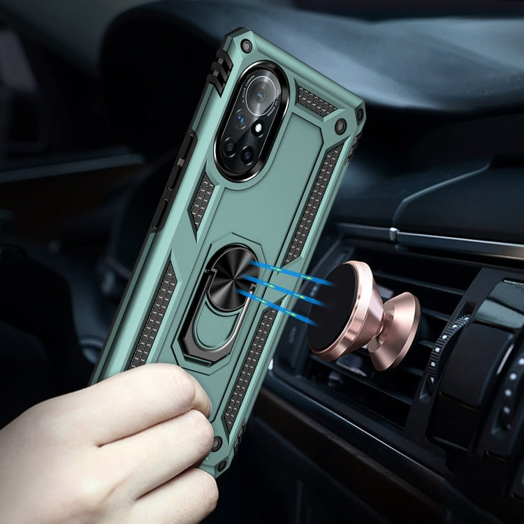 For Huawei nova 8 Shockproof TPU + PC Phone Case with 360 Degree Rotating Holder