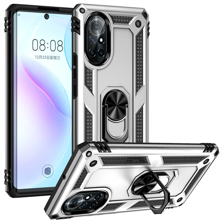 For Huawei nova 8 Shockproof TPU + PC Phone Case with 360 Degree Rotating Holder